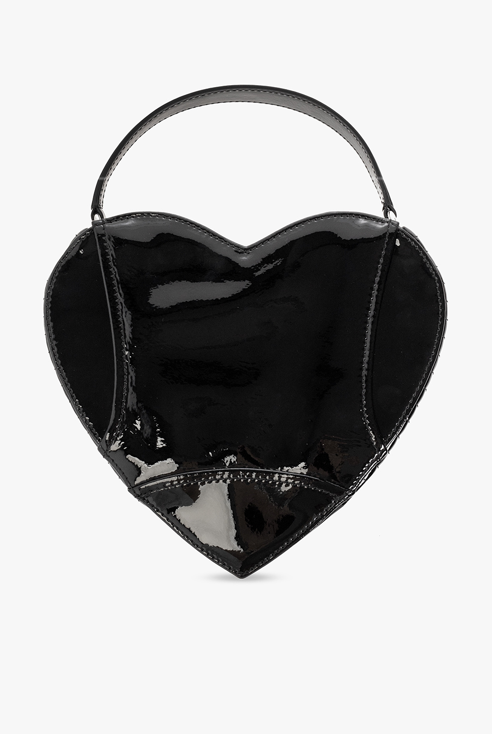 Moschino タイミロコエンホス小トトハック MC4163PP1MO A0000 Authentic Moschino Genuine Leather Embossed Logo Tote Bag